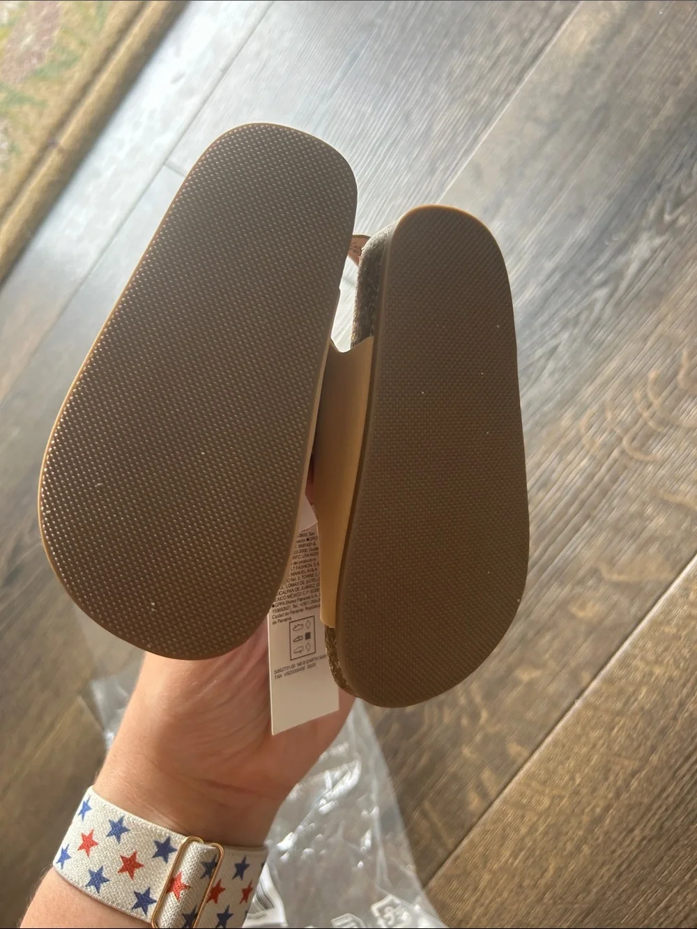 Old Navy Kids Tan Double-Buckle Slingback Sandals